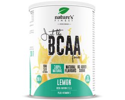 Nature's Finest BCAA Power - BCAA 2:1:1 Poeder met L-Leucine, L-Isoleucine, L-Valine & Vitamine C - 5 g Pure BCAA's per Portie - Ondersteuning voor Spierherstel en Energie - Vegan, Suikervrij