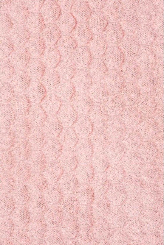 Jollein Fancy knit Deken 75x100cm blush pink