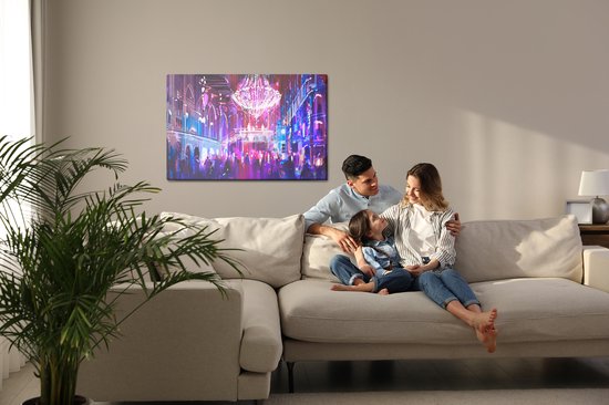 Painting King - Peinture sur toile Salle de bal - 90 x 60 cm