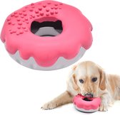 Meritosh© Donut voedseldispenser hondenspeeltje slow feeding Roze