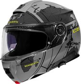 Schuberth C5 Globe Grey Black XS - Maat XS - Helm
