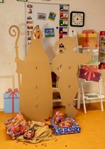 Figurine Sinterklaas grandeur nature en carton - Carton durable - KarTent