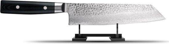 Couteau de chef Yaxell Zen Kiritsuke – 20 cm Acier VG10, 37 couches Damas, Lame martelée