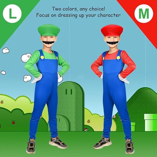 Déguisement Luigi Super Mario enfant -  