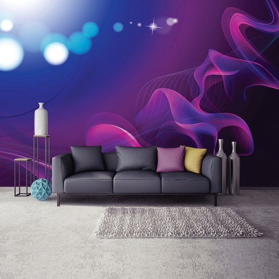Purple Perplexed fotobehang ➡ 100% PVC-vrij en niet-giftig