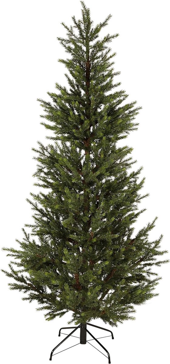 Star Trading Kerstboom "Malung" ca. 200 x 96 cm, PE metalen voet, buiten veelkleurig