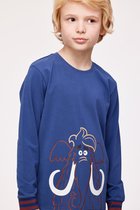 Pyjama Heren Woody Uni Olifant - Blauw