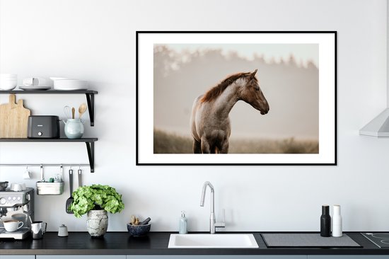 Quarter horse le matin 120x80 cm