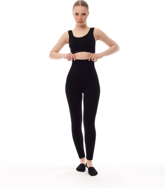 TAFUER - Dames Sportsleggings - Yoga - Fitness - Gym Sports - Hardloopbroek - High Waist - Sport Kleding - Zwart - Maat S - 1 Stuk van Merkloos — afbeelding 4