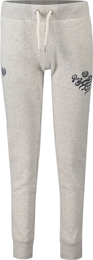 Superdry Pantalons de jogging Pride In Craft - Femme - Gris Glacier Chiné - S
