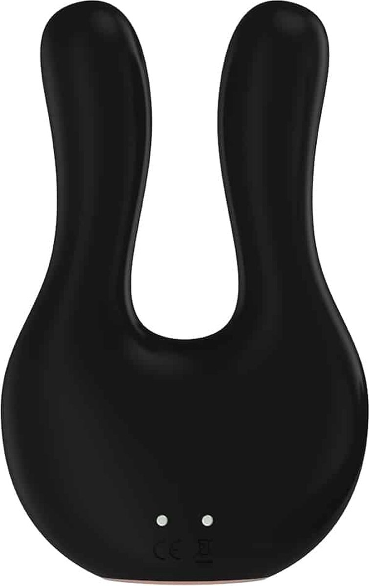 Goedkoopste Elegance Exceptional Oplaadbare Clitoris Stimulator met 2 Motoren - Zwart
