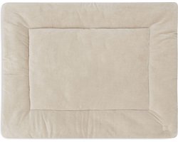 Product: Jollein - Boxkleed 75x95cm - Speelkleed Baby - Soft Waves - Nougat, van het merk 