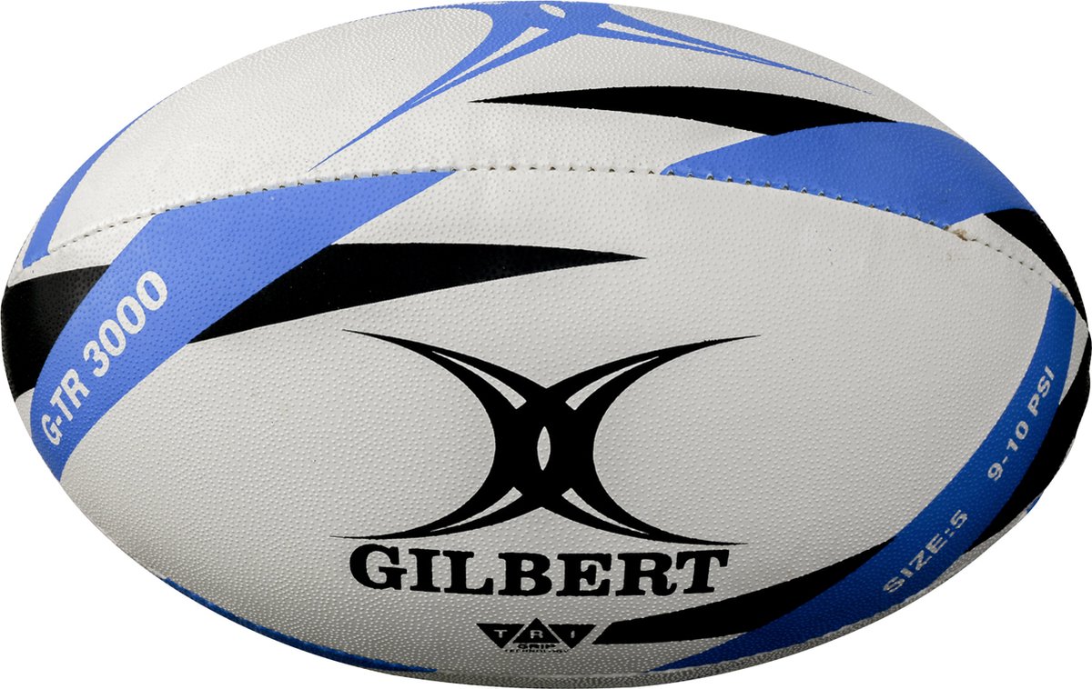 Gilbert Rugbybal G-TR3000 Training Blauw - Maat 5 (25 stuks)