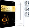 iPhone 15 Pro Max Screenprotector Glas Tempered Glass Gehard 3 PACK - iPhone 15 Pro Max Camera Lens Screen protector - 9H Tempered Glass camera screenprotector 3 PACK