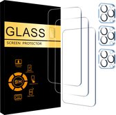 iPhone 15 Pro Max Screenprotector Glas Tempered Glass Gehard 3 PACK - iPhone 15 Pro Max Camera Lens Screen protector - 9H Tempered Glass camera screenprotector 3 PACK