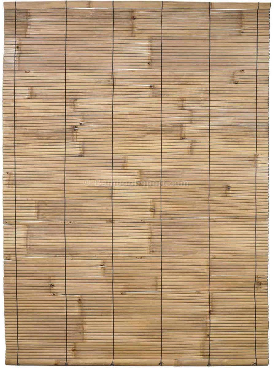 Bamboe Rolgordijn Naturel 100 x 200 cm - voor binnen en buiten gebruik –  duurzame... | bol