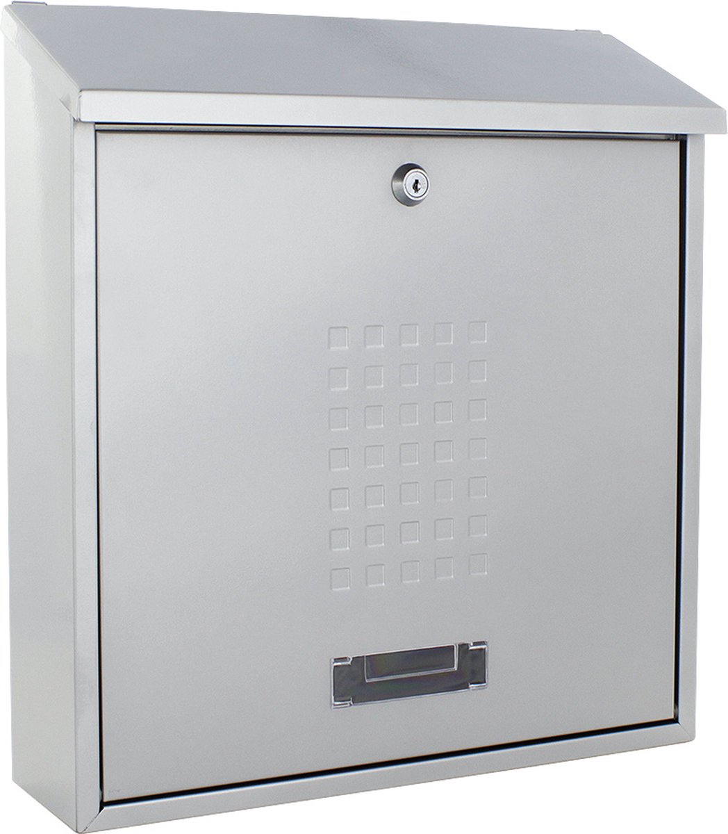 Rottner Brievenbus Bolzano Zilver |40x36,5x11,5cm|