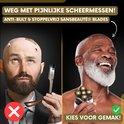 Vergelijk met de hand: Sansbeauté met 4D mesjes (rechts) voor gemak, scheermes (links) met stoppels en irritatie.