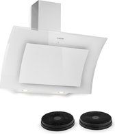 Sabia 90 afzuigkap 90 cm incl. 2 actieve koolfilters wit