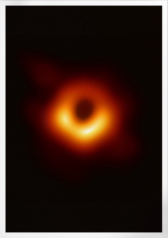 First Image Of A Black Hole | Space, Astronomie & Ruimtevaart Poster | B2: 50x70 cm