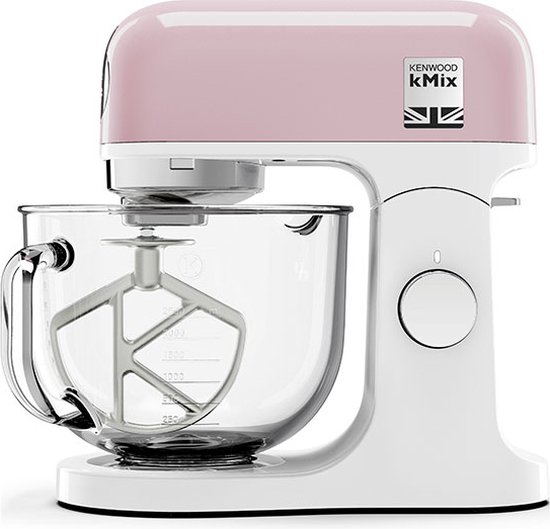 Kenwood kMix KMX754PP - Keukenrobot - Pastel pink - Glazen mengkom - 1000 Watt motor
