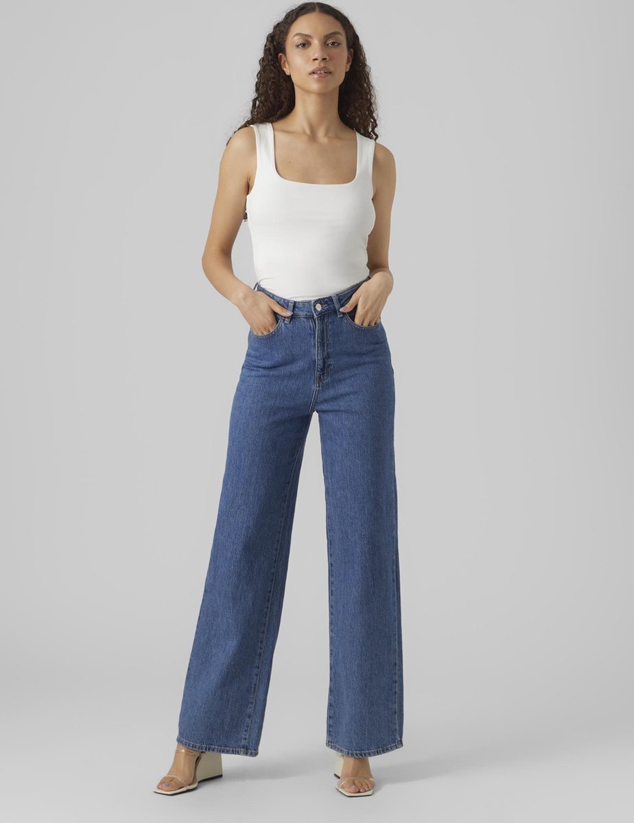 Vero moda VMNEWLEX SUN SL TOP GA NOOS 10281877 donker blauw kopen bij