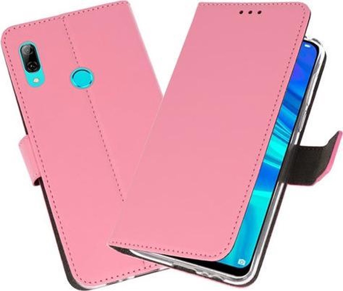 Bestcases Pasjeshouder Telefoonhoesje Huawei P Smart 2019 - Roze