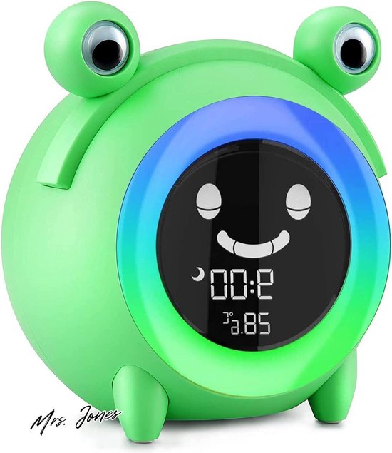 Wekker - Oplaadbare Digitale Wekker - Nachtlampje - Touch Snooze - Altijd Op Het