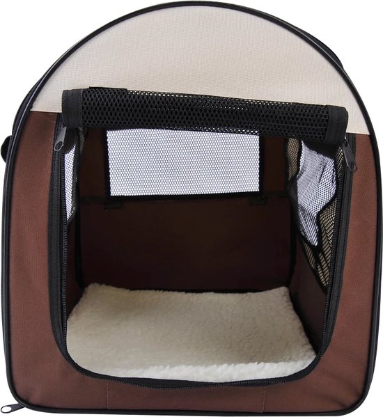 PawHut Hundebox faltbare Hundetransportbox Transportbox für Tier 2