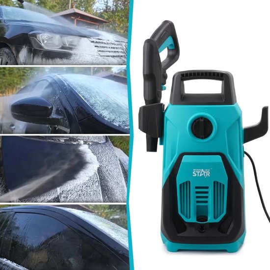 90bar Draagbare Hogedrukreiniger - Huishoudelijke Elektrische Hogedruk Autowasmachine van DEWINNER — afbeelding 4