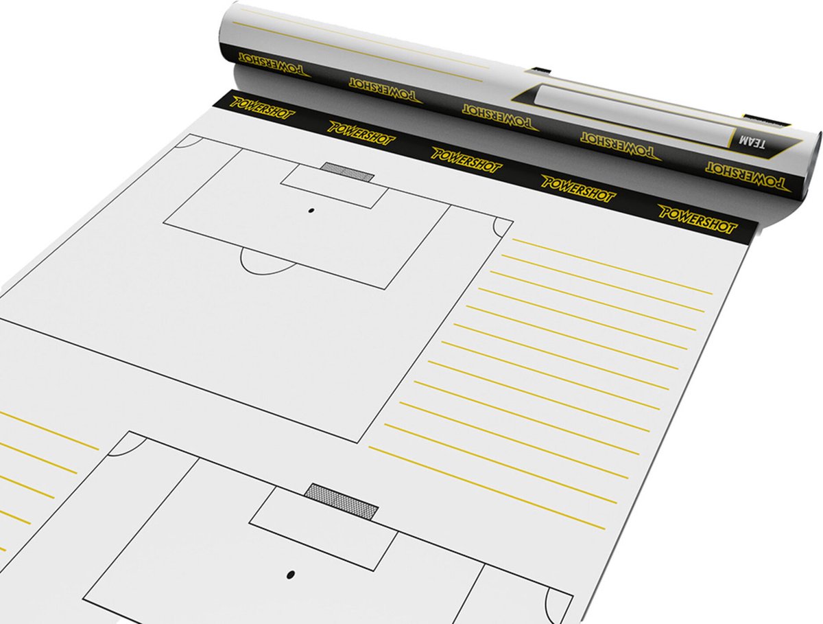 Rol tactische voetbalplaatjes - Half veld