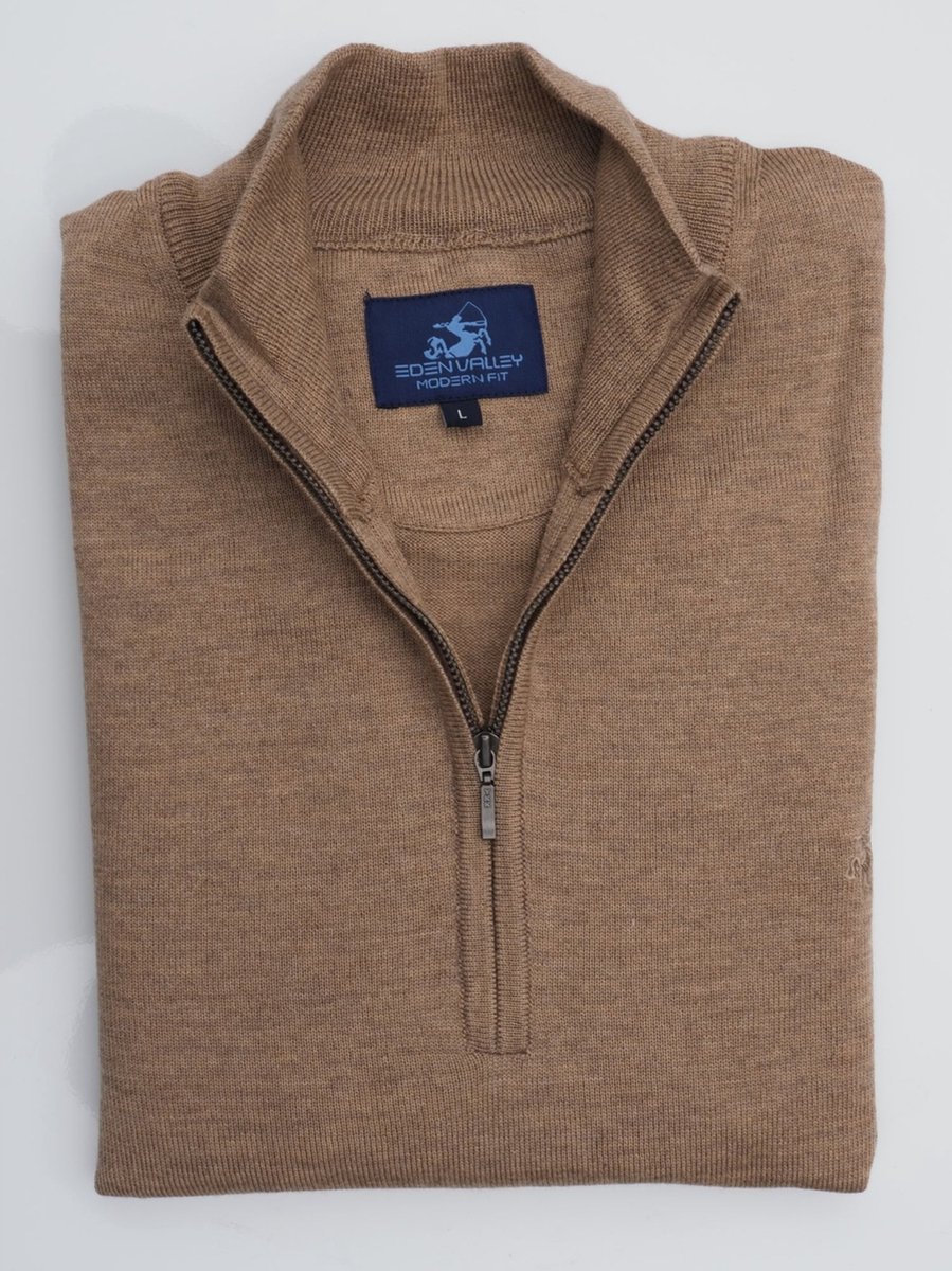 Pullover wol camel