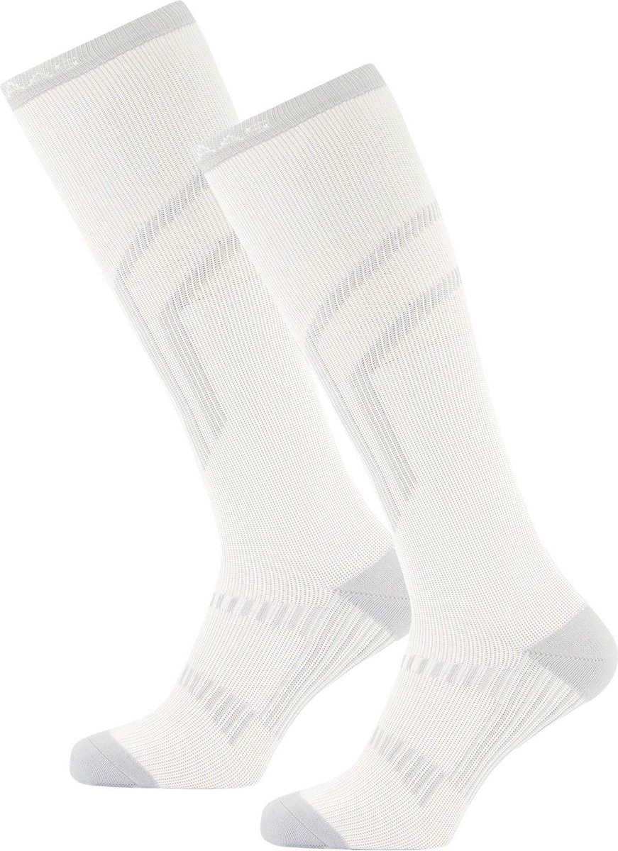 Poederbaas Lightweight Wintersportsokken Unisex Wit