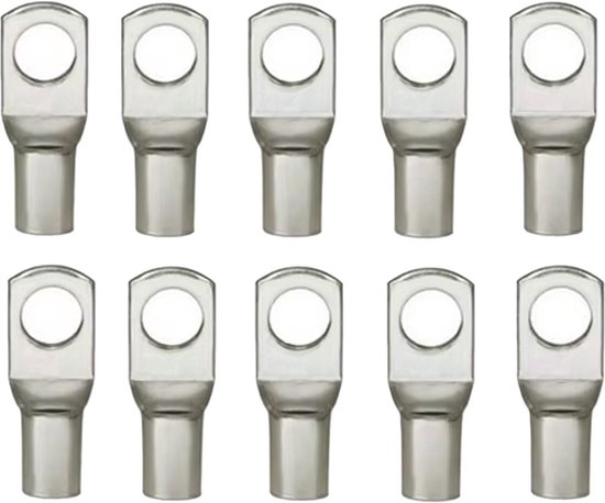 Cosses de câble à sertir 25mm² 6mm - SC25-6 - Par 10 pièces - Boîtes à fusibles