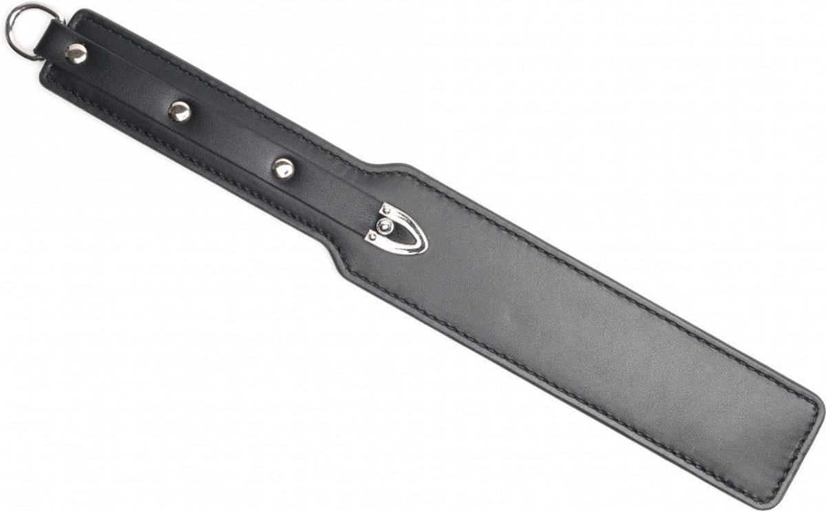 Goedkoopste 665 - The Enforcer - Vegan Paddle - Kunstleer - Zwart