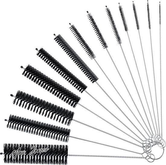 JYNXOR Flessenborstel, 3-in-1, multifunctionele flessenborstel