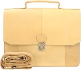 Sac de travail de Luxe harnais cuir A4 naturel