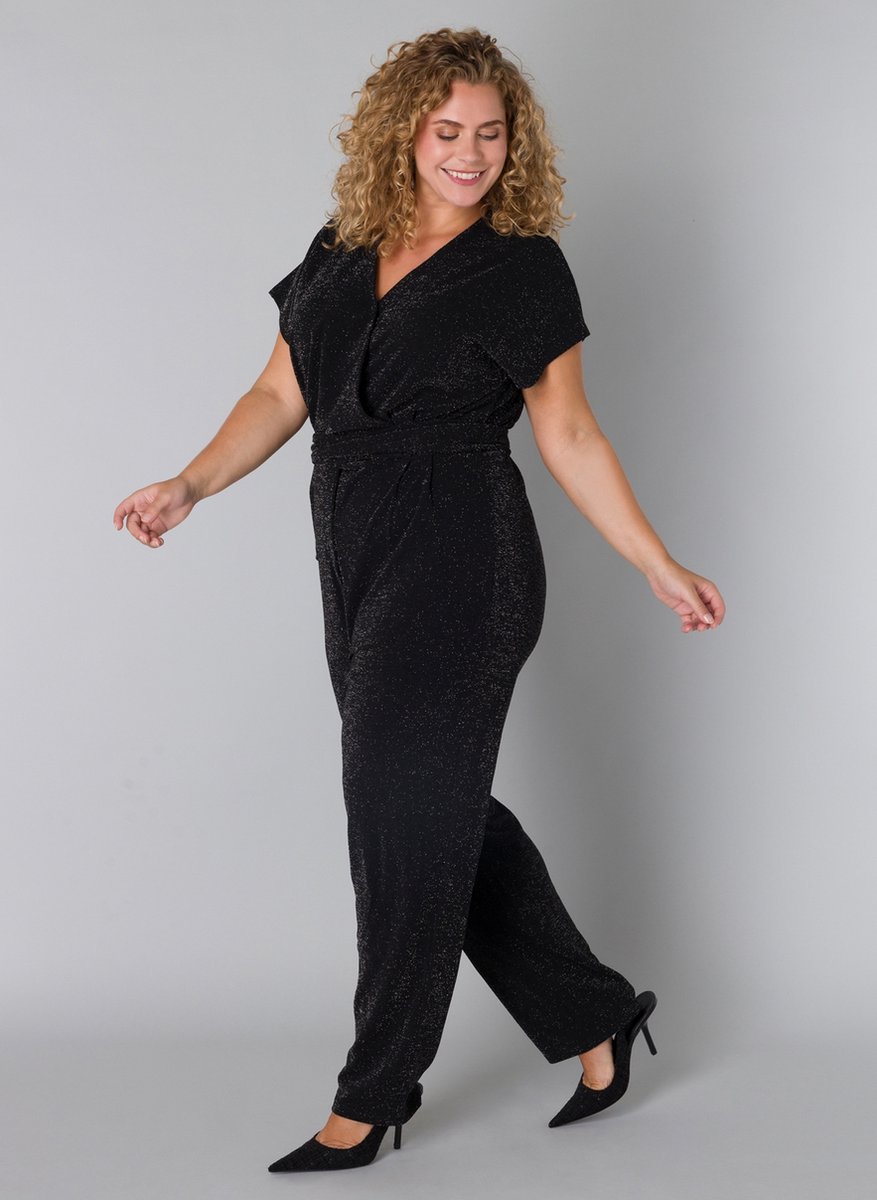YESTA Theodora One pieces - Black/Silver - maat 1(48)