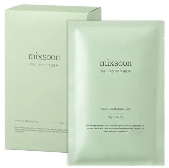 Mixsoon Green Cica Modeling Package / Masque rafraîchissant 5 x 30 g