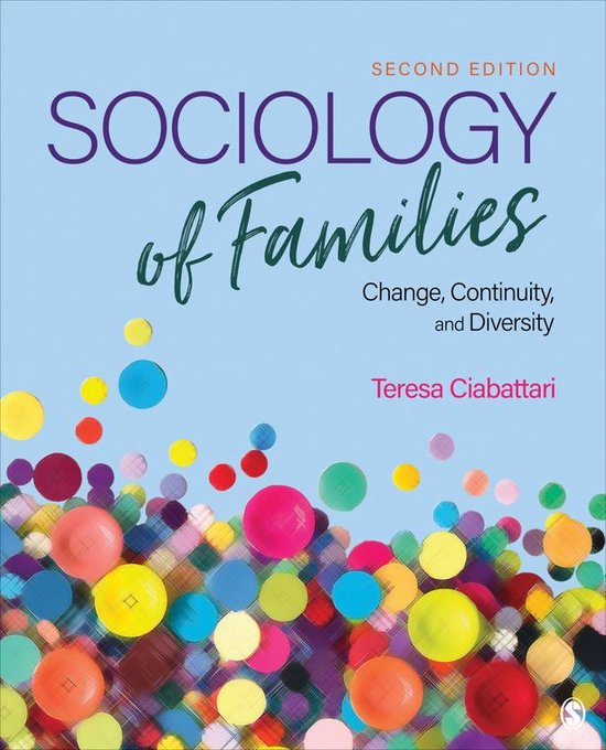 Sociology of Families - cover