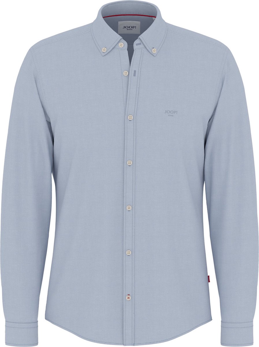 Joop! Heren Overhemd 130Haven3 regular fit Blauw S Volwassenen
