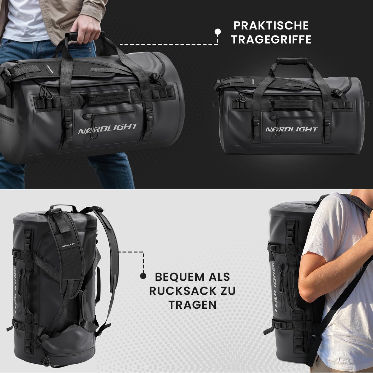 Sac de voyage imperméable Duffle Bag - Avec fonction sac à dos | Poches Extérieures Et Intérieures Pratiques | Dry Bag, Sac de Sport, Sac à Dos (Jaune, 60 L Sac de voyage imperméable Duffle Bag - Avec fonction sac à dos | Poches Extérieures Et Intérieures Pratiques | Dry Bag, Sac de Sport, Sac à Dos (Jaune, 60 L