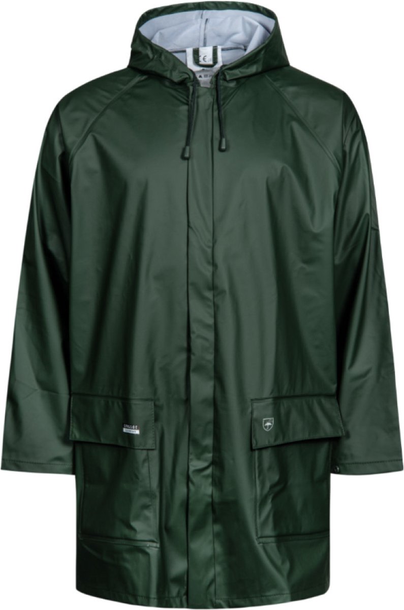 Donkergroene regenjas van Lyngsøe Rainwear M