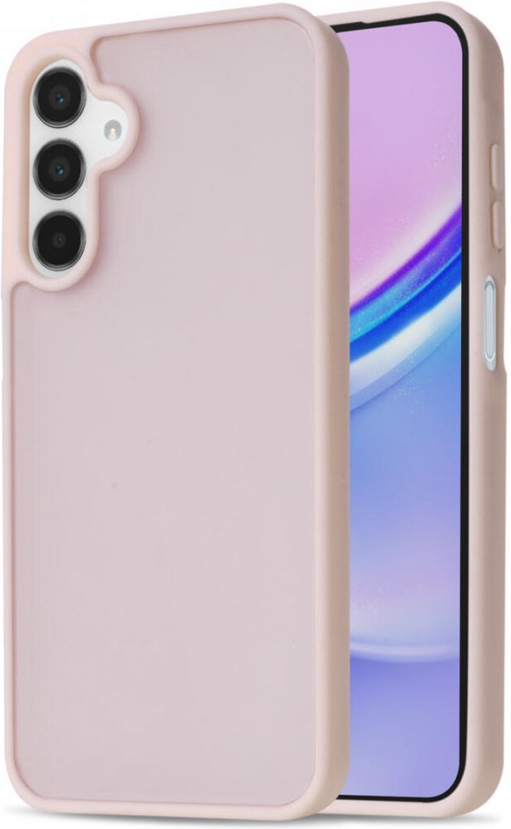 Hoesje Geschikt voor Samsung Galaxy A15 - Matte Back Cover - Roze