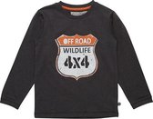 Minymo -  jongens shirt - lange mouwen - grijs - Maat 146