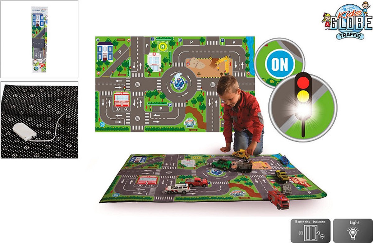 Kids Globe Speelkleed Verkeer met Led verkeerslichten — afbeelding 11