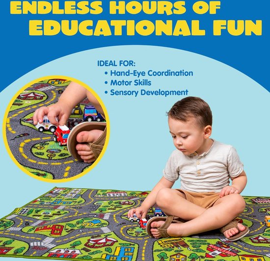 Vloerkleed Voor De Kinderkamer, 80 X 150 Cm, Met 12 Mini Autospeelgoed Voor Kinderen Speeltapijt Straat Kindertapijt Voor Jongens En Meisjes Voor Slaapkamer En Speelkamer Vloerkleed Voor De Kinderkamer, 80 X 150 Cm, Met 12 Mini Autospeelgoed Voor Kinderen Speeltapijt Straat Kindertapijt Voor Jongens En Meisjes Voor Slaapkamer En Speelkamer