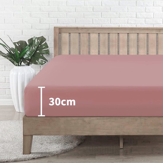 Comfortabele Microvezel Matrashoes 160x190/200 met 30 cm Bonnet - Ademend en Perfect voor 2 Persoons Bed — afbeelding 5