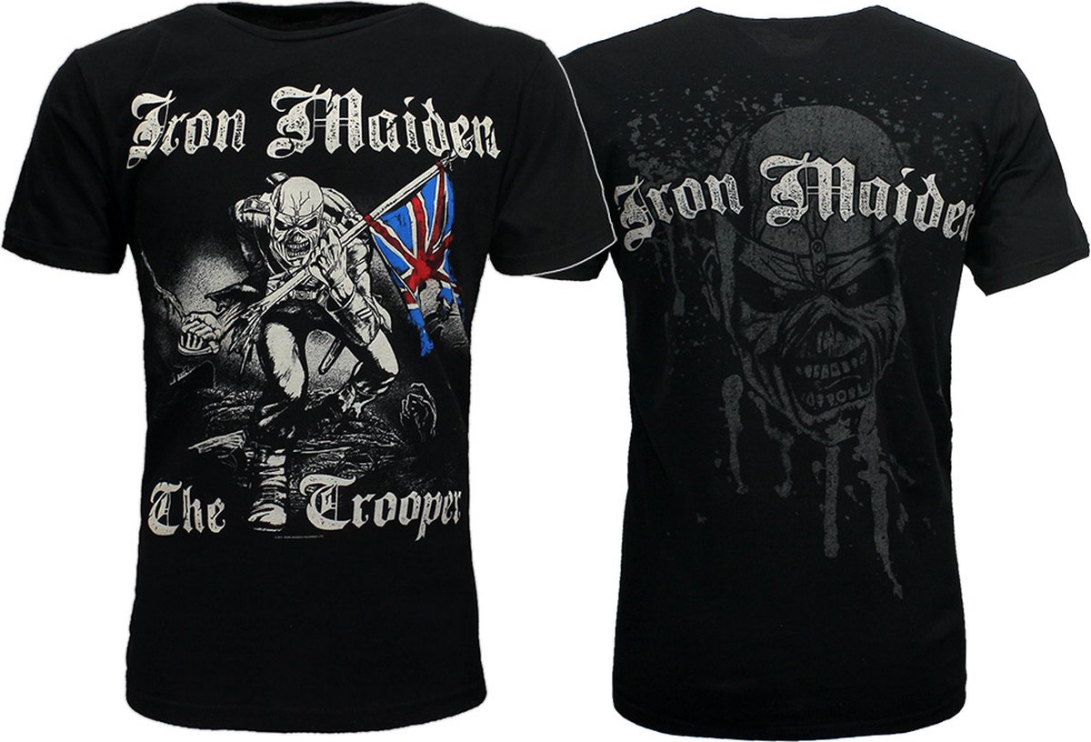 Iron Maiden The Trooper Illustration T-Shirt - Officiële Merchandise - L