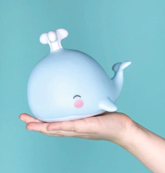 Lampje kinderkamer / kinderlampje: Walvis - A Little Lovely Company van Merkloos — afbeelding 5